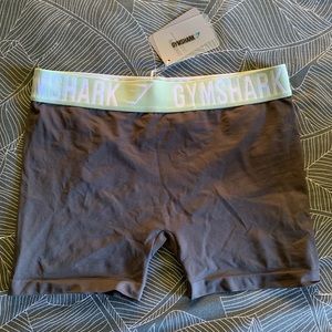Charcoal/Pistachio Gymshark Fit Shorts